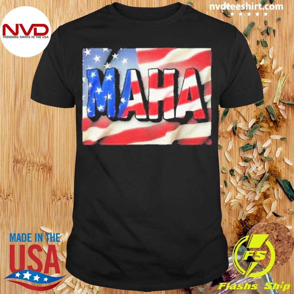 Maha Make America Healthy Again Usa Flag Shirt