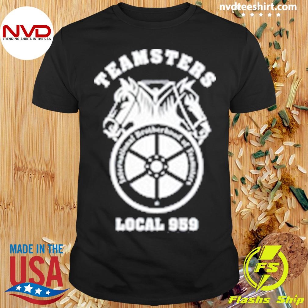 Mary Peltola Wearing Teamsters Local 959 Shirt