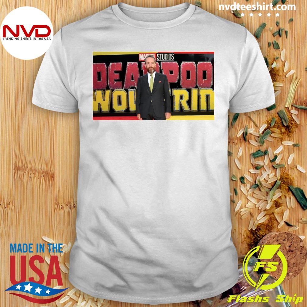 Matthew Macfadyen attends the Deadpool & Wolverine World Shirt