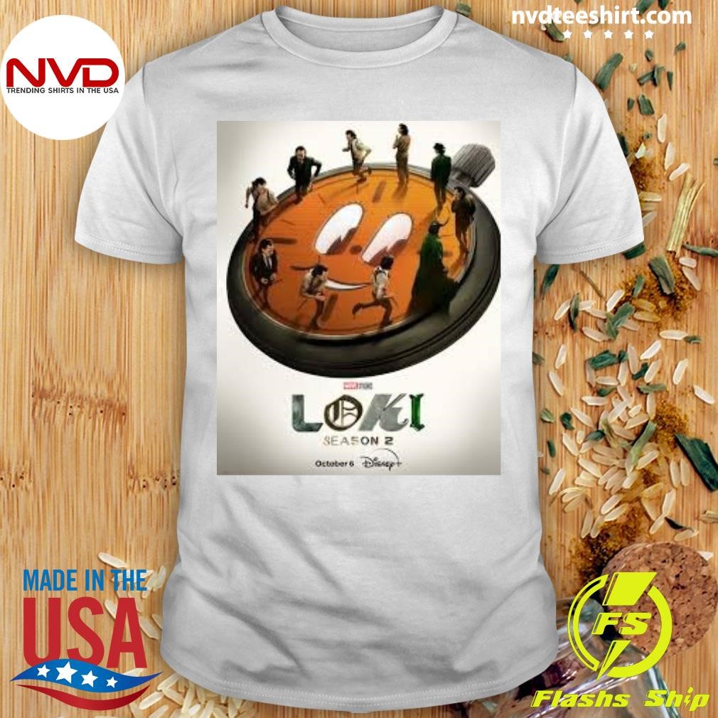 Minutes Until Loki Season 2 October 6 Of Marvel Studios Official Poster Home Decor Poster Shirt