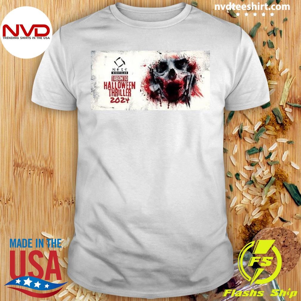 Nest Nightclub Toronto Halloween Thriller 2024 Shirt