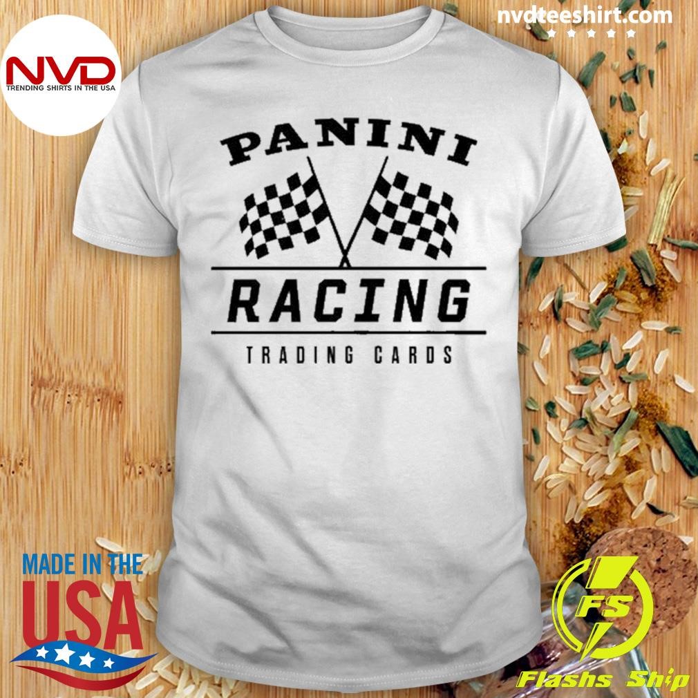 Panini Racing Trading Cards Tee Shirt