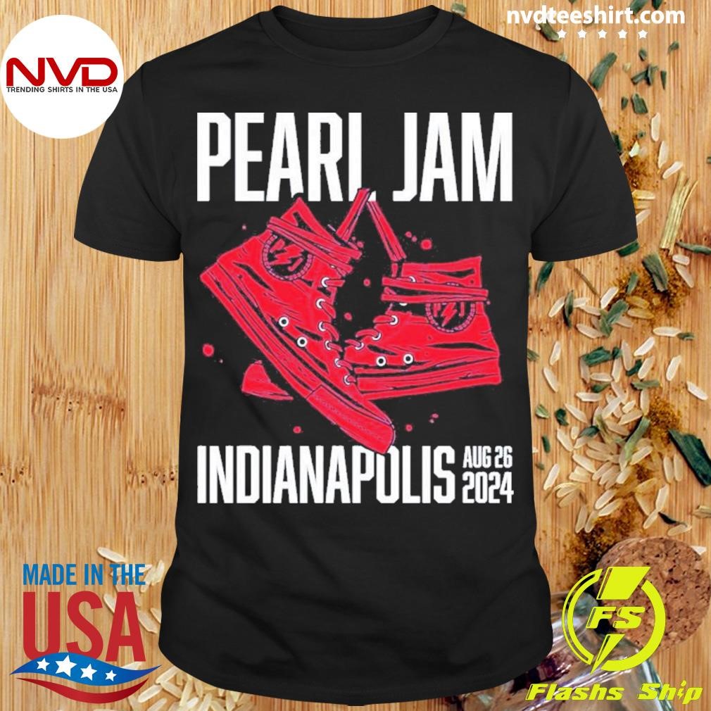 Pearl Jam Tour Indianapolis August 26, 2024 Event Shirt