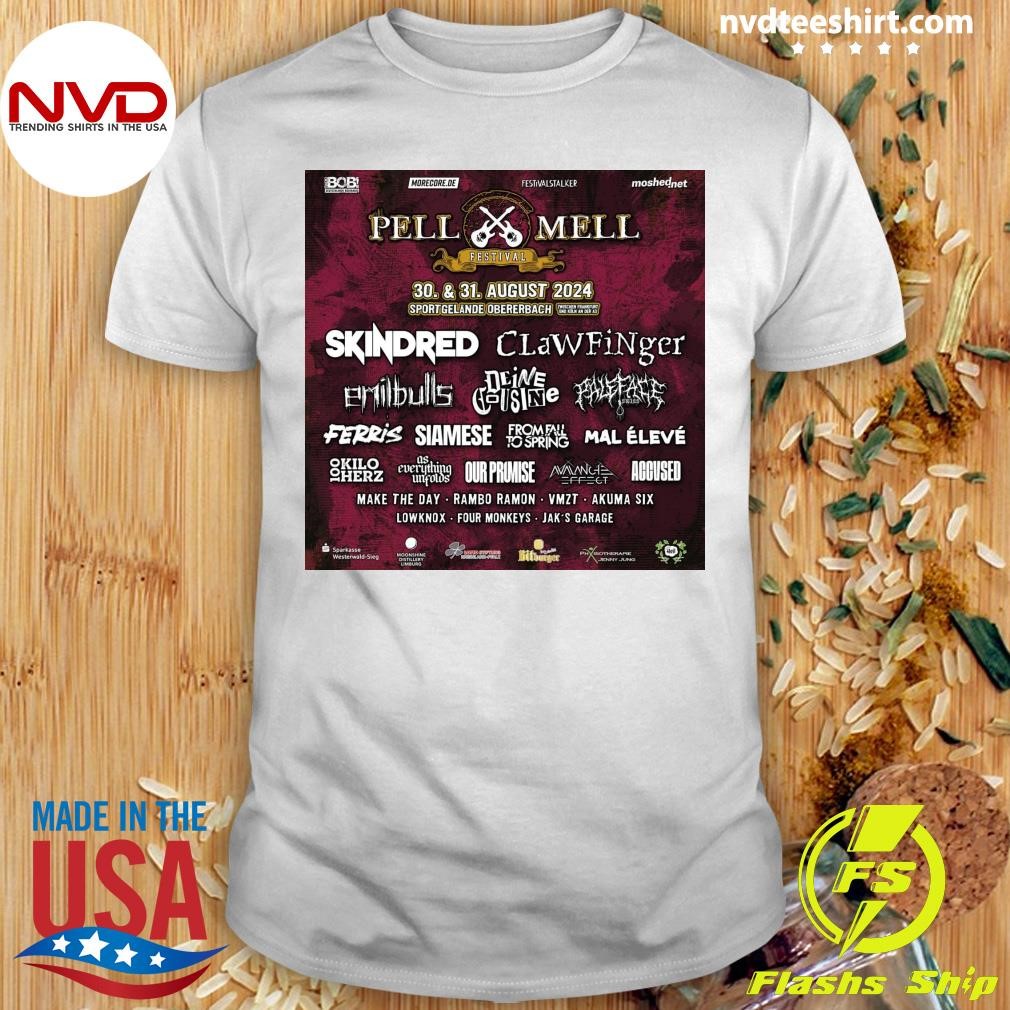 Pell-Mell Festival Friday 30 August Saturday 31 August 2024 Shirt