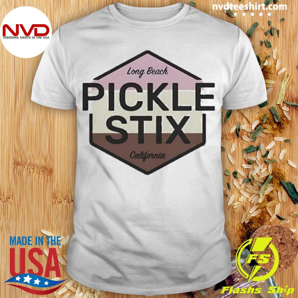 Pickle Stix Surfboards Neapolitan White Concert Shirt