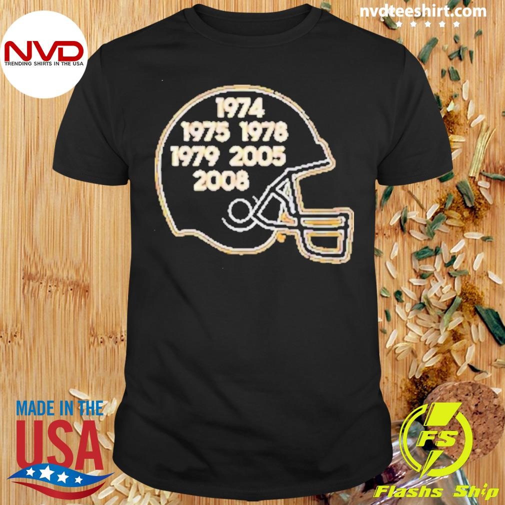 Pittsburgh Football Glory Years Helmet 2024 Shirt