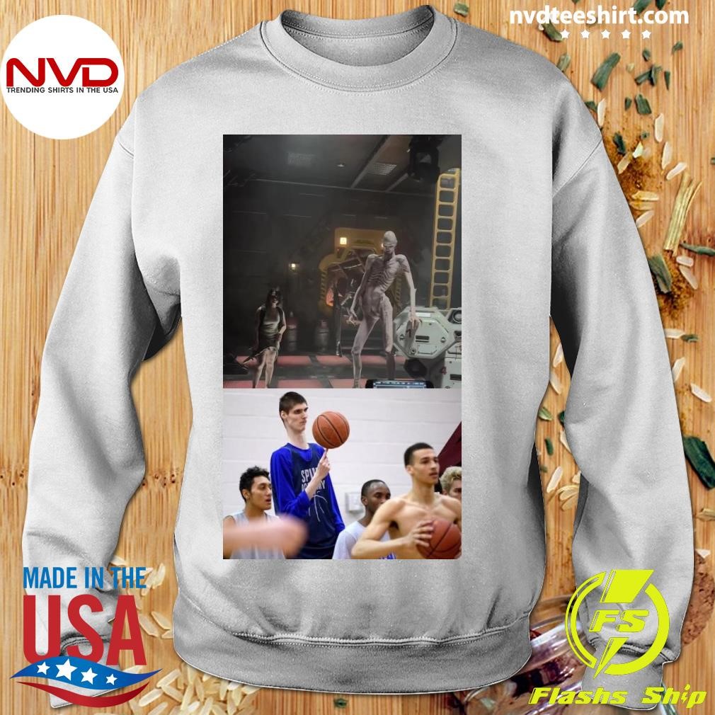 Robert Bobroczkyi On The Set Of Alien Romulus 2024 Shirt - NVDTeeshirt