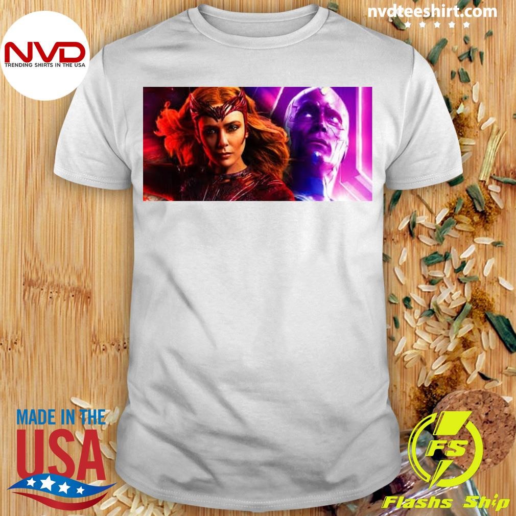 Scarlet Witch Returns From The Dead For Vision’s New MCU Series In Stunning Marvel Art Shirt