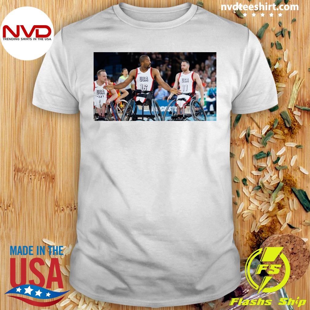 Team USA Wheelchair Basketball Paralympics 2024 Shirt