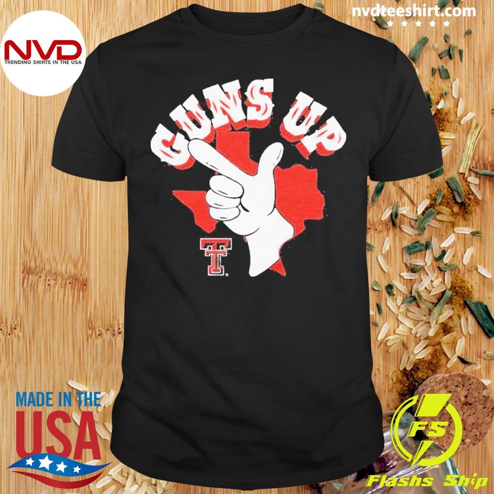 Tech Red Raiders Guns Up Shirt