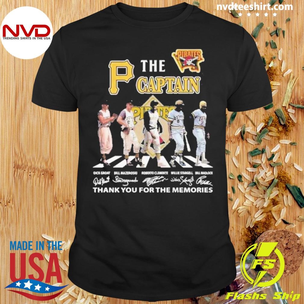 The Pittsburgh Pirates Captain Thank You For The Memories Shirt