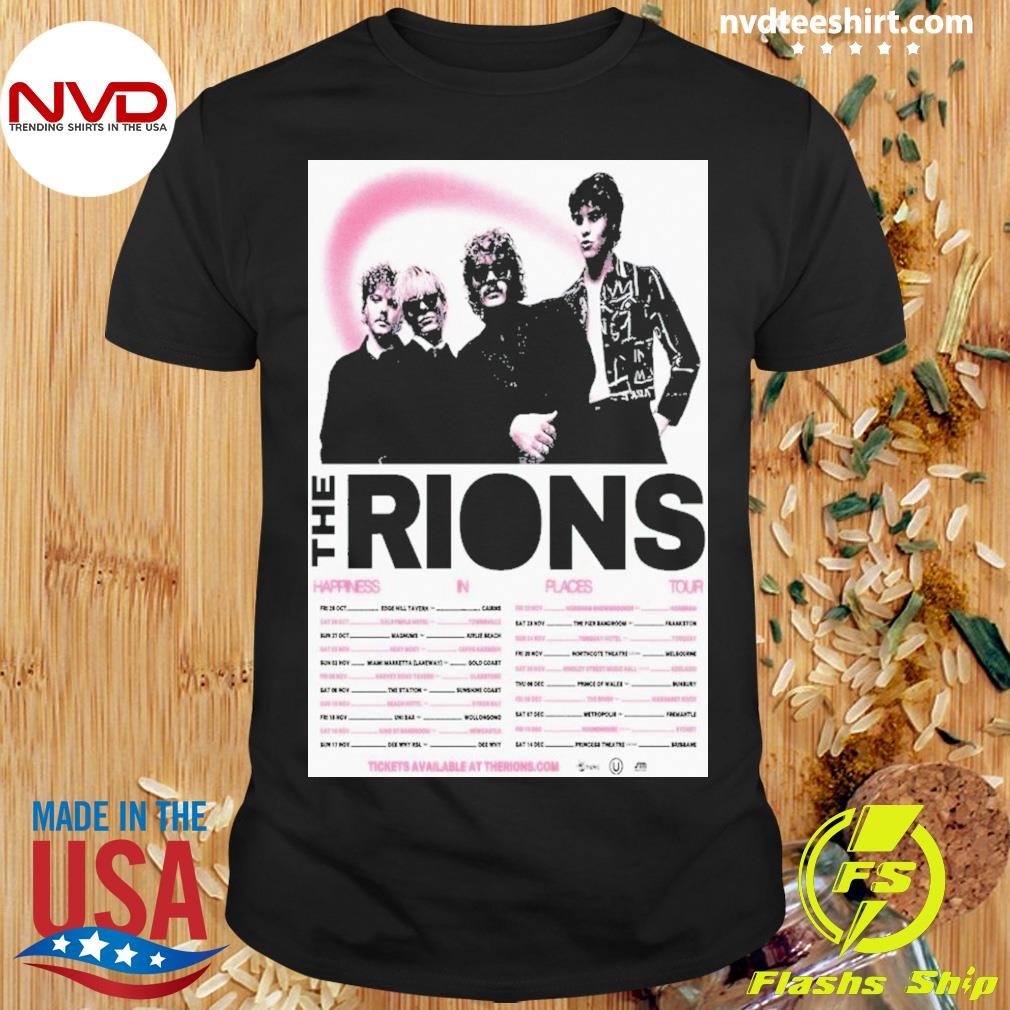 The Rions Happiness In Places Tour 2024 Poster Shirt