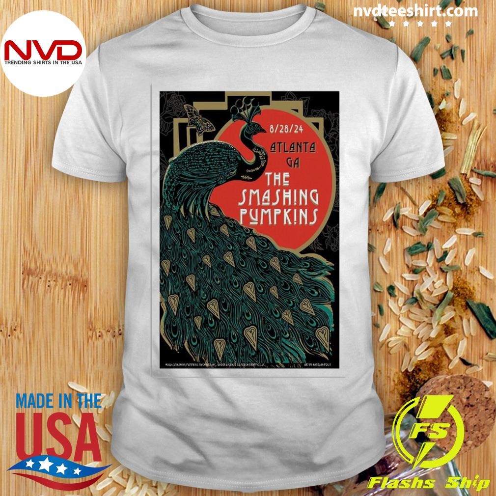 Truist Park, Atlanta, GA The Smashing Pumpkins Aug 28 2024 Show Poster Shirt