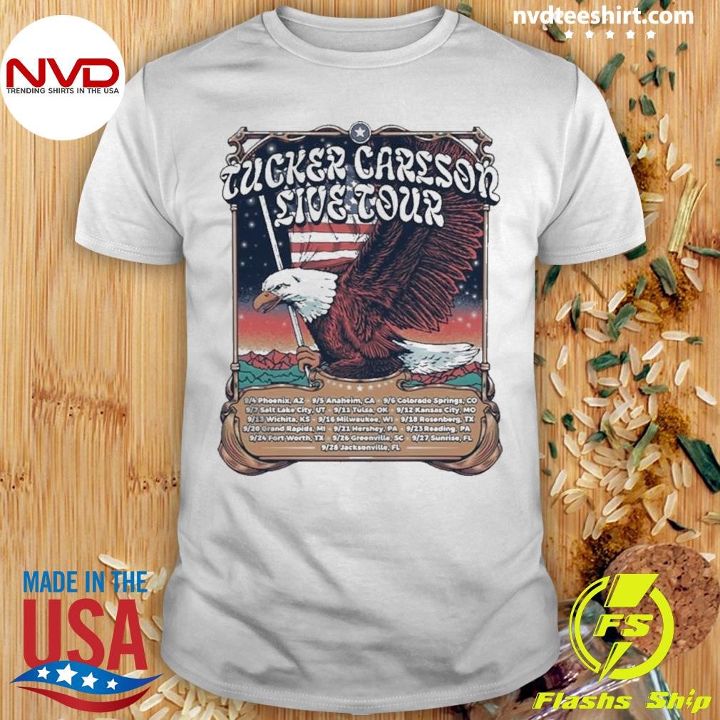 Tucker Carlson Live Tour Shirt