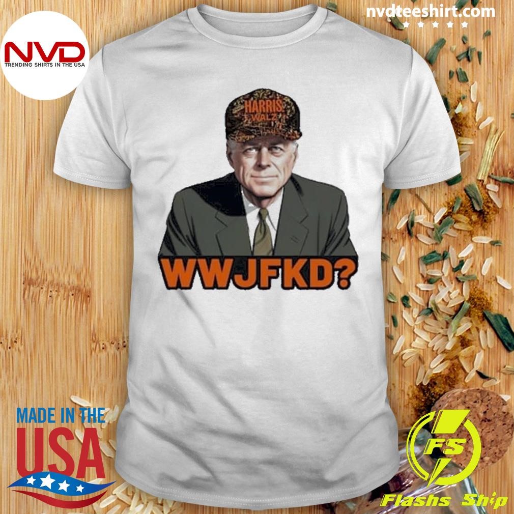 What Would Jfk Do Camouflage Camo Wwjfkd Wwjd Kamala Harris-walz 2024 Shirt