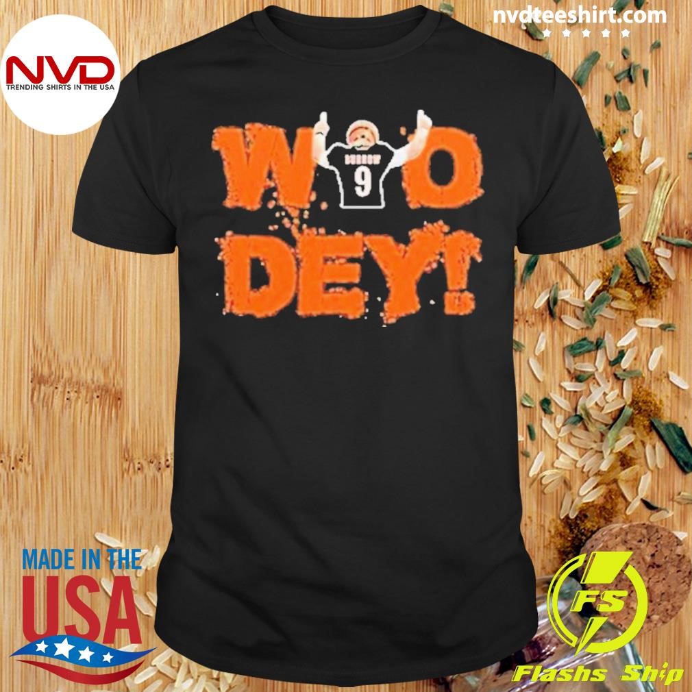 Who Dey Joe Burrow Cincinnati Bengals Shirt