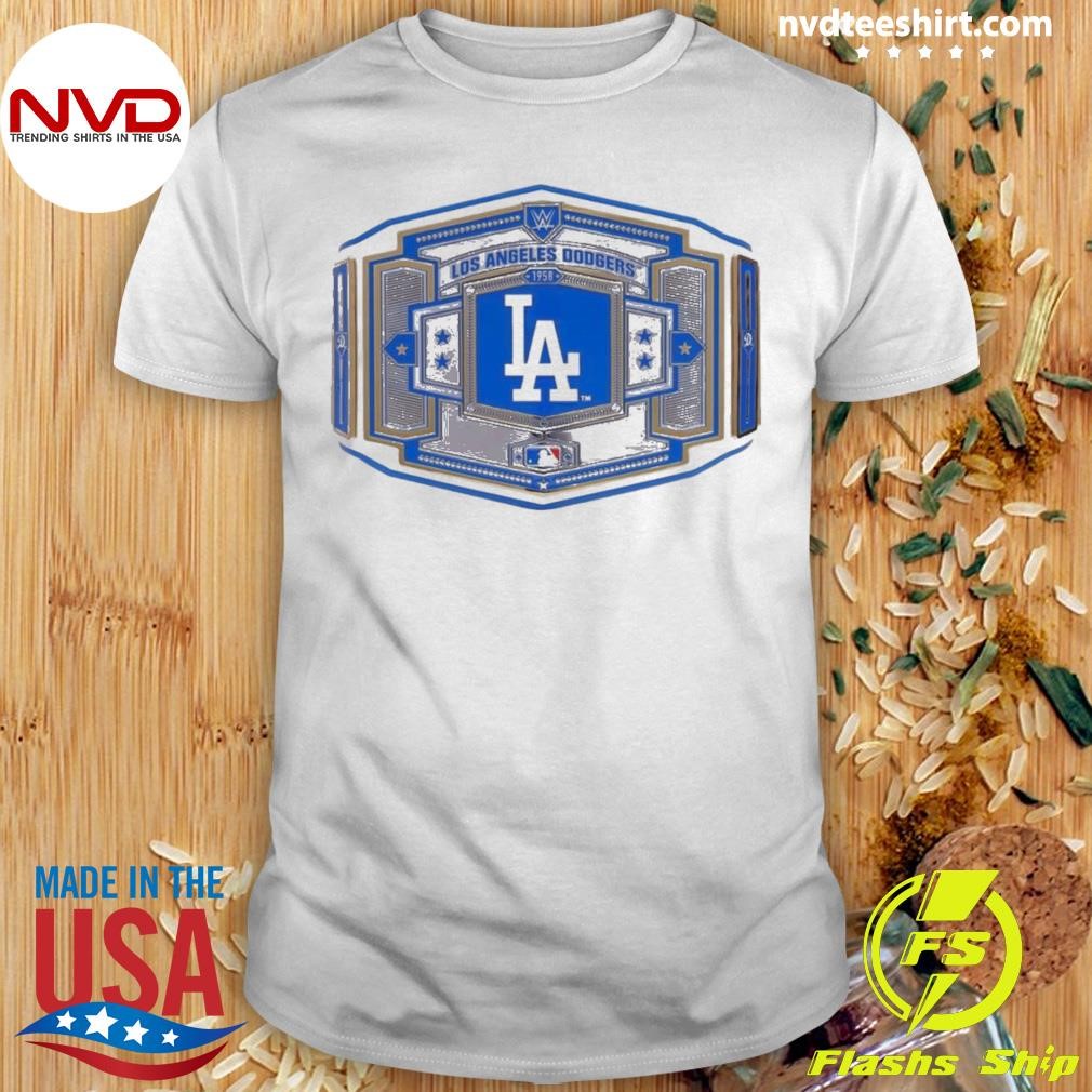 Wwe Los Angeles Dodgers Baseball Shirt