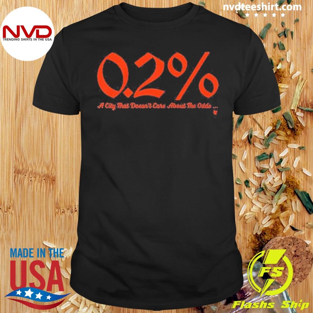 0.2 Percent Chance Detroit Baseball 2024 Shirt