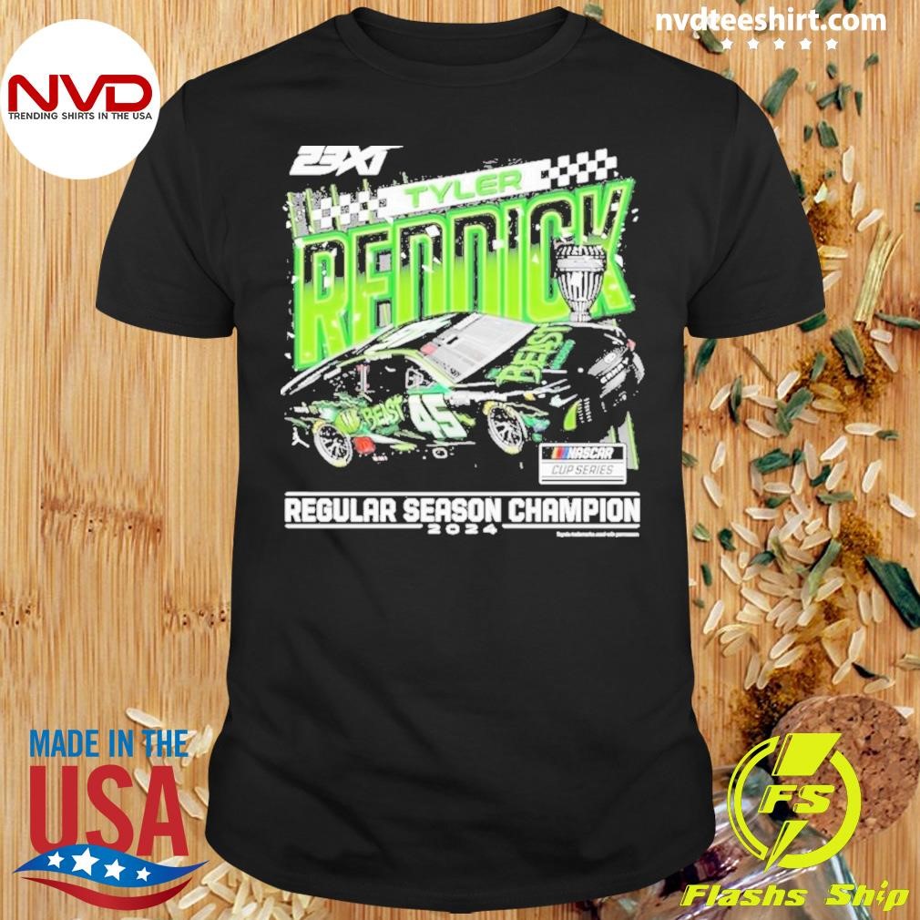 23xi Tyler Reddick Nascar Cup Series Regular Season Champion 2024 Shirt