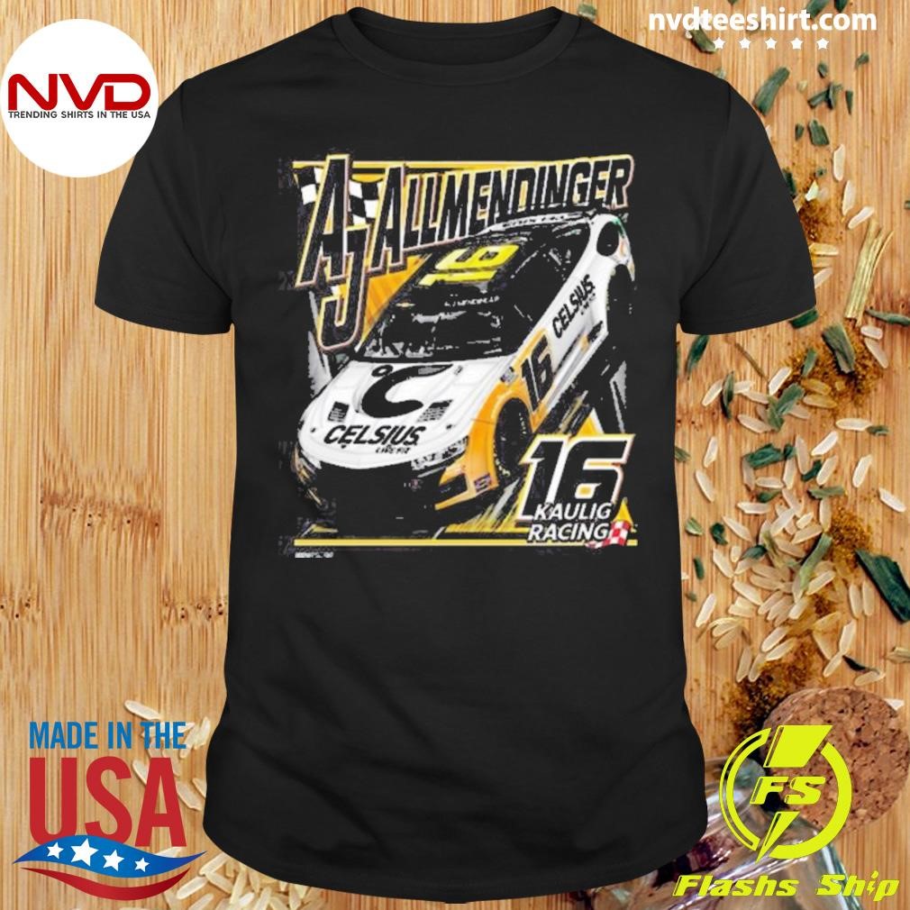 Aj Allmendinger E2 Apparel Black Celsius Car Shirt