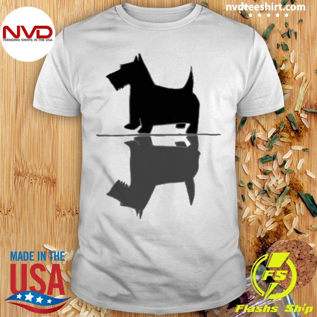 Artistic Scottish Terrier Dog Reflections 2024 Shirt