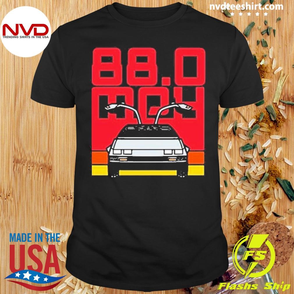 Back To The Future The Musical Blue 88mph 2024 Shirt