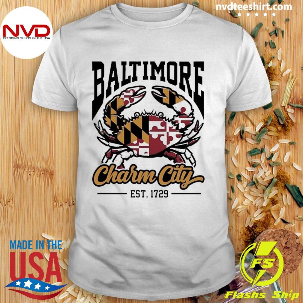 Baltimore Charm City 1729 Logo Shirt