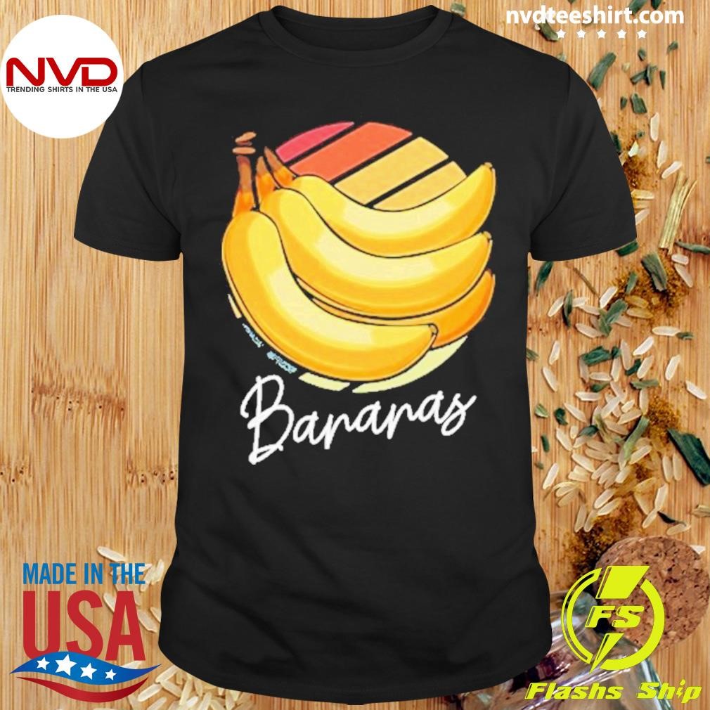 Banana Retro Style Bananas Vintage Fruit 2024 Shirt