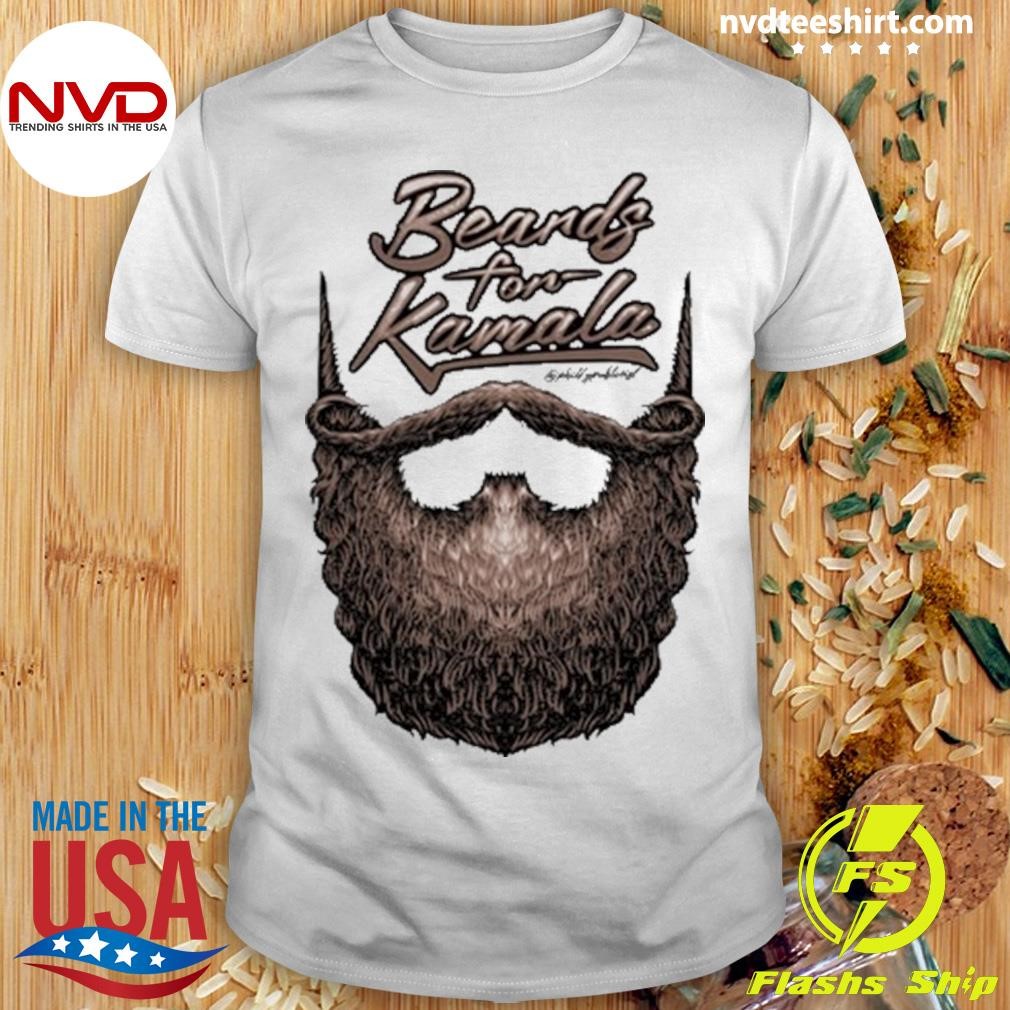 Beards For Kamala Philly Publicist Shirt