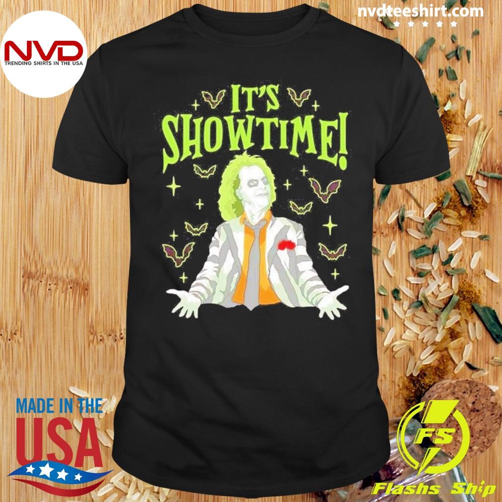 Beetlejuice It’s Showtime Spooky Halloween Shirt