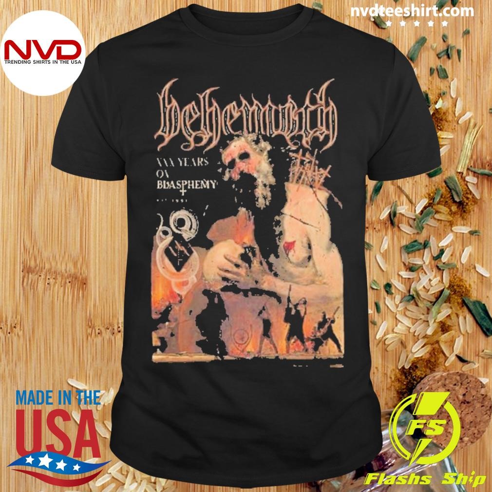 Behemoth Xxx Years Ov Blasphemy Cover Shirt