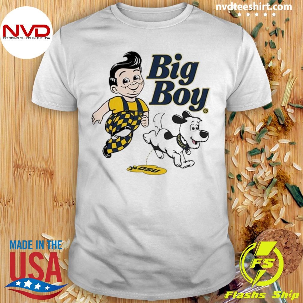 Big Boy And Nugget Michigan Rivalry Art Prints Shirt