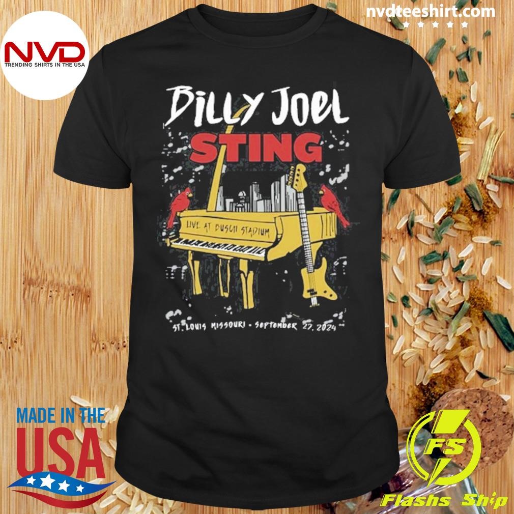 Billy Joel & Sting Sep 27, 2024 Busch Stadium, St. Louis, MO Shirt