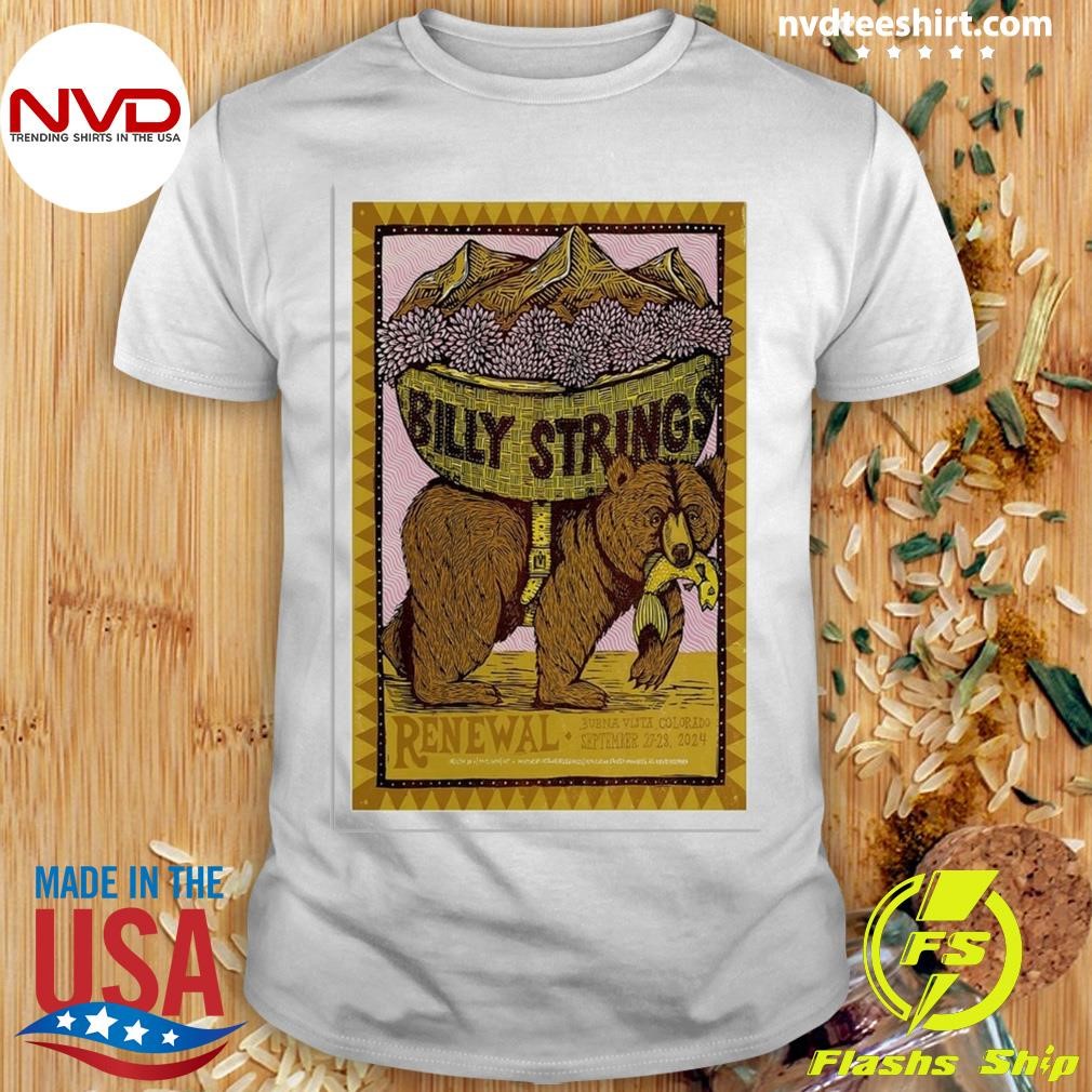 Billy Strings At Renewal On Sept 27-28, 2024 Show Shirt