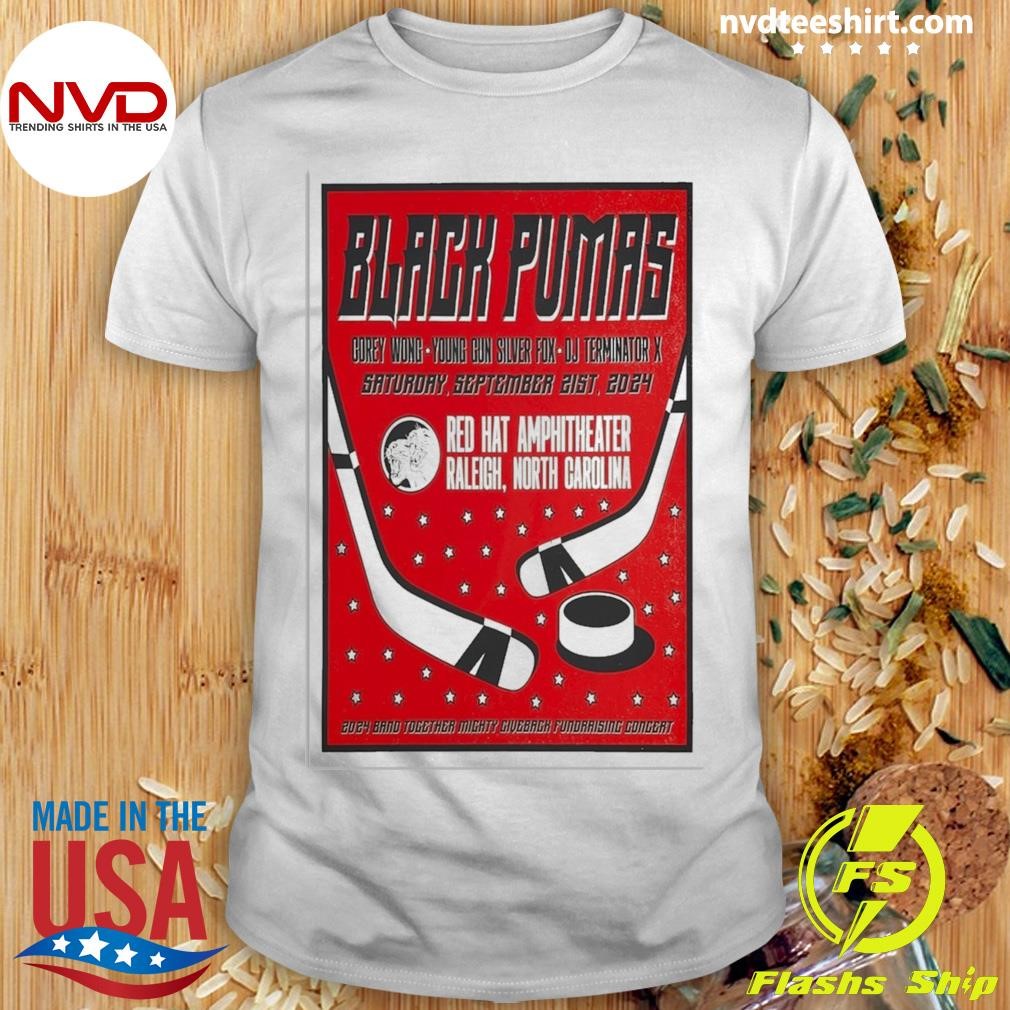 Black Pumas Tour Raleigh, NC Sep 21, 2024 Shirt