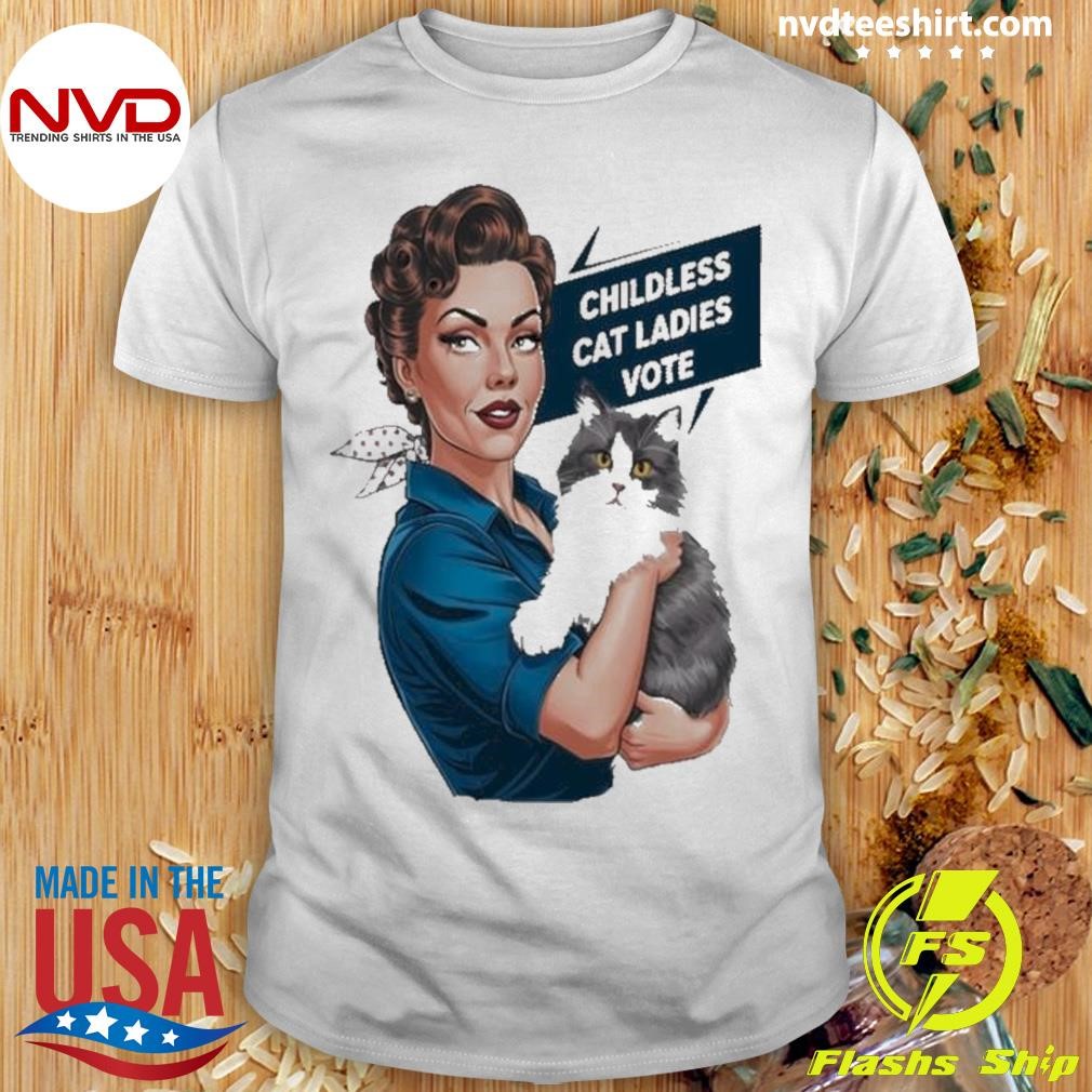 Bold Cat Ladies For Kamala Harris Custom 2024 Shirt