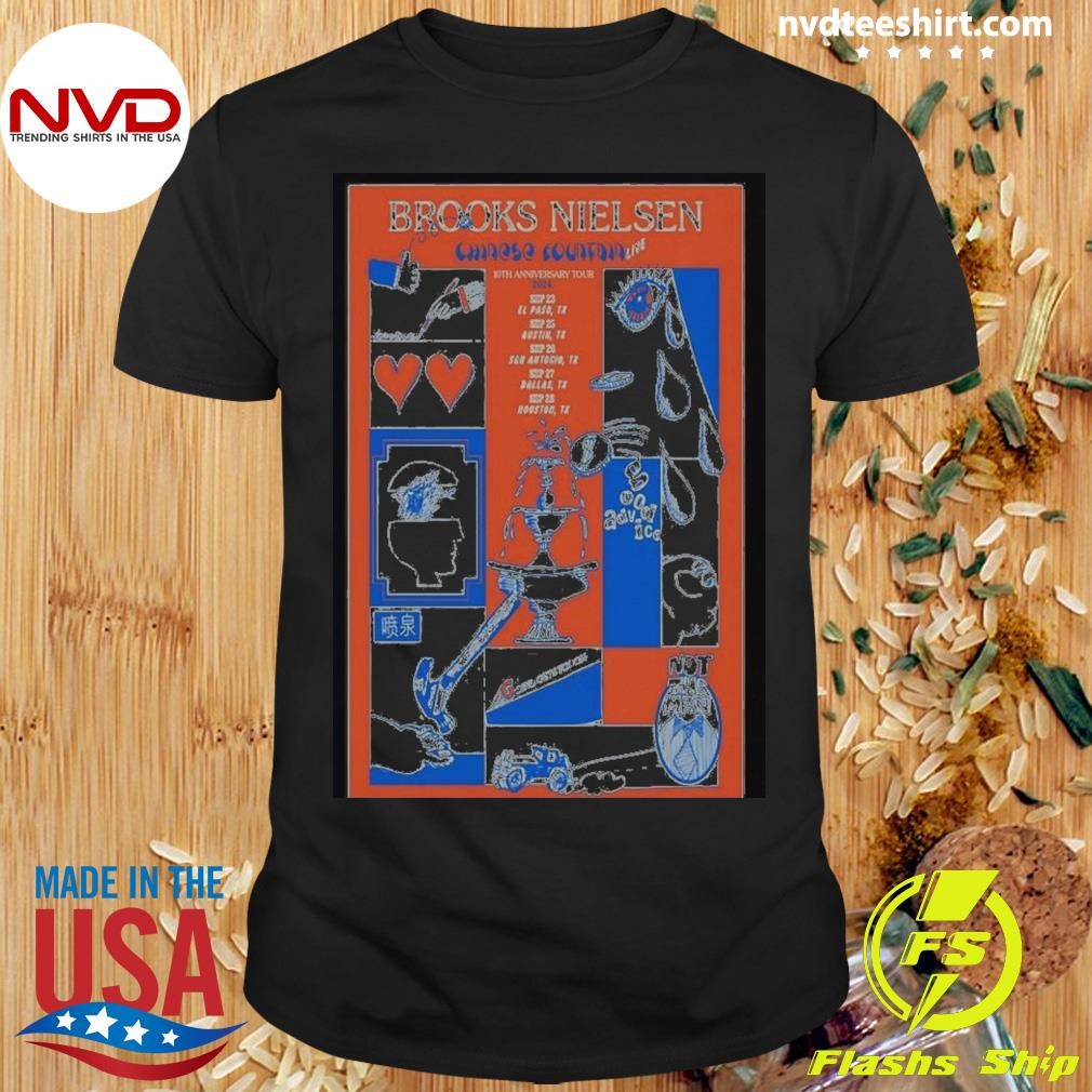 Brooks Nielsen 10th Anniversary Tour September 2024 Poster Shirt