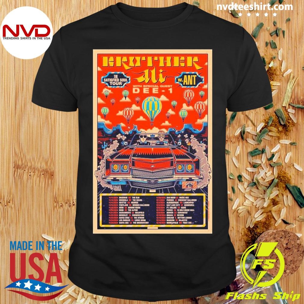 Brother Ali With Ant and Special Guest Dee-1 Tour 2024 Poster Shirt