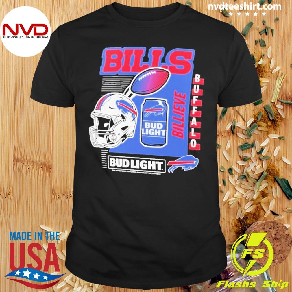 Buffalo Bills Black Bud Light Shirt