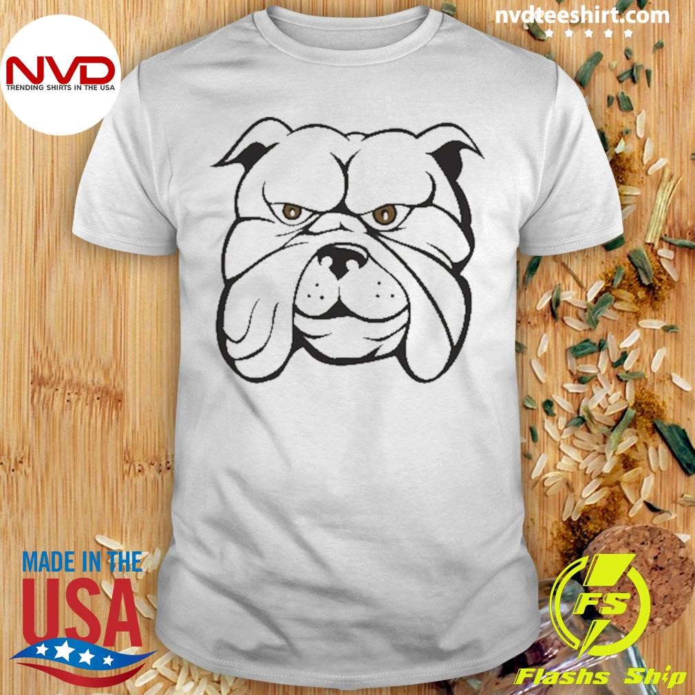 Bulldog Head Isolated Cartoon 2024 Shirt