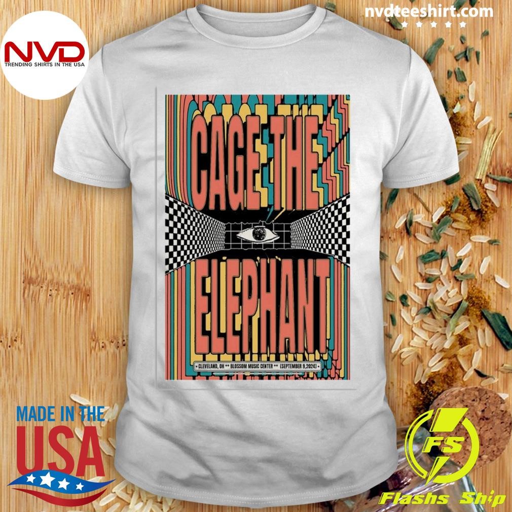 Cage The Elephant Blossom Music Center, Cleveland, OH September 9, 2024 Shirt