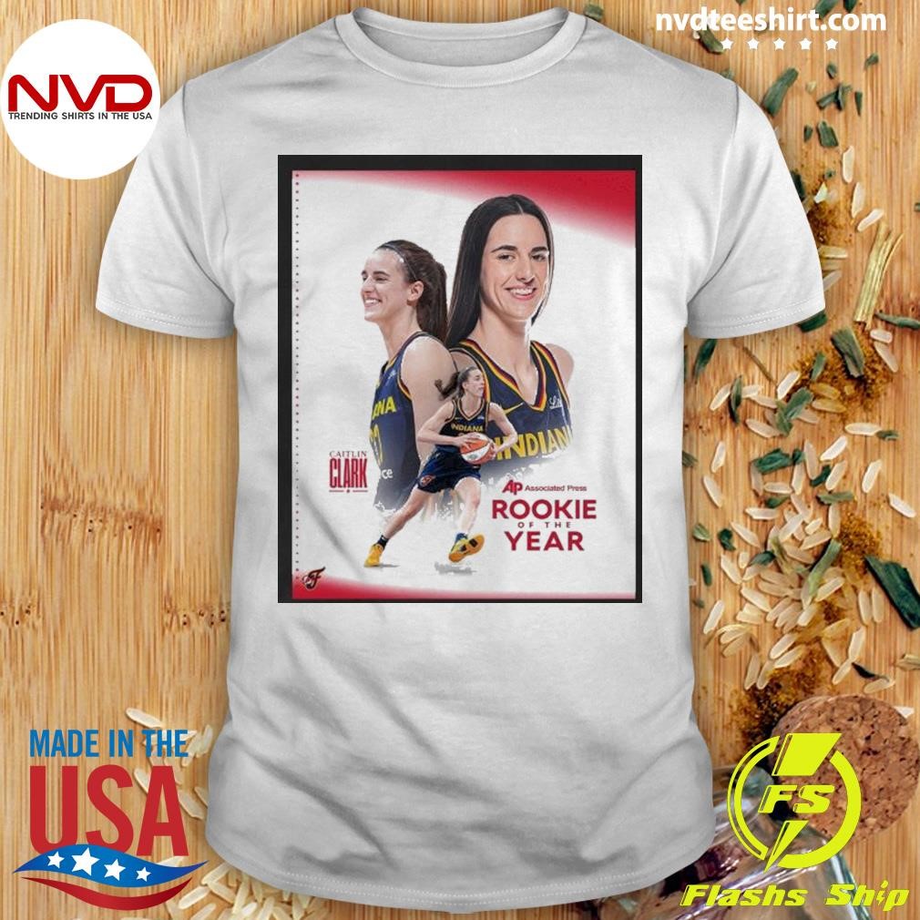 Caitlin Clark Indiana Fever Associated Press Rookie Of The Year 2024 Shirt