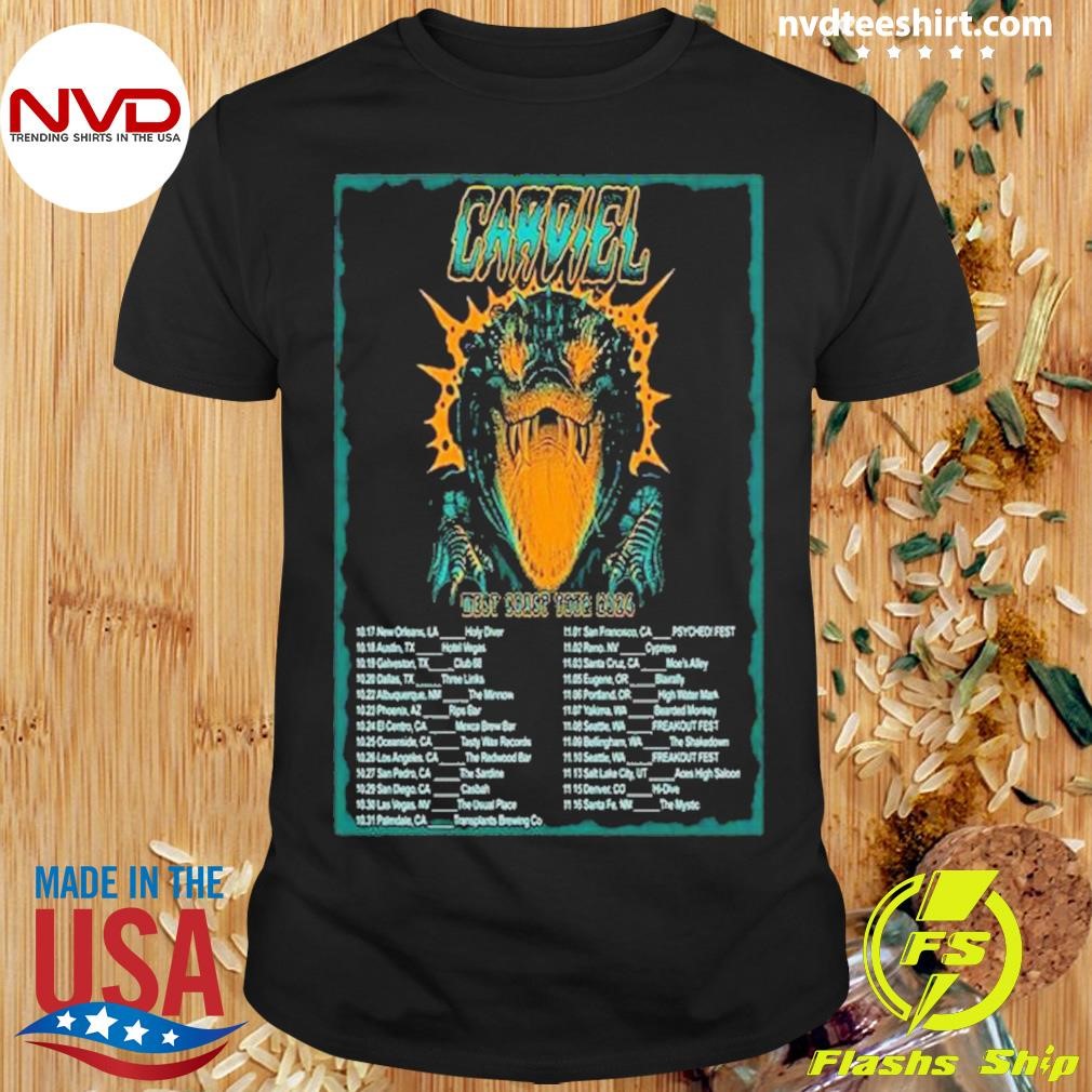 Cardiel West Coast Tour 2024 Poster Shirt