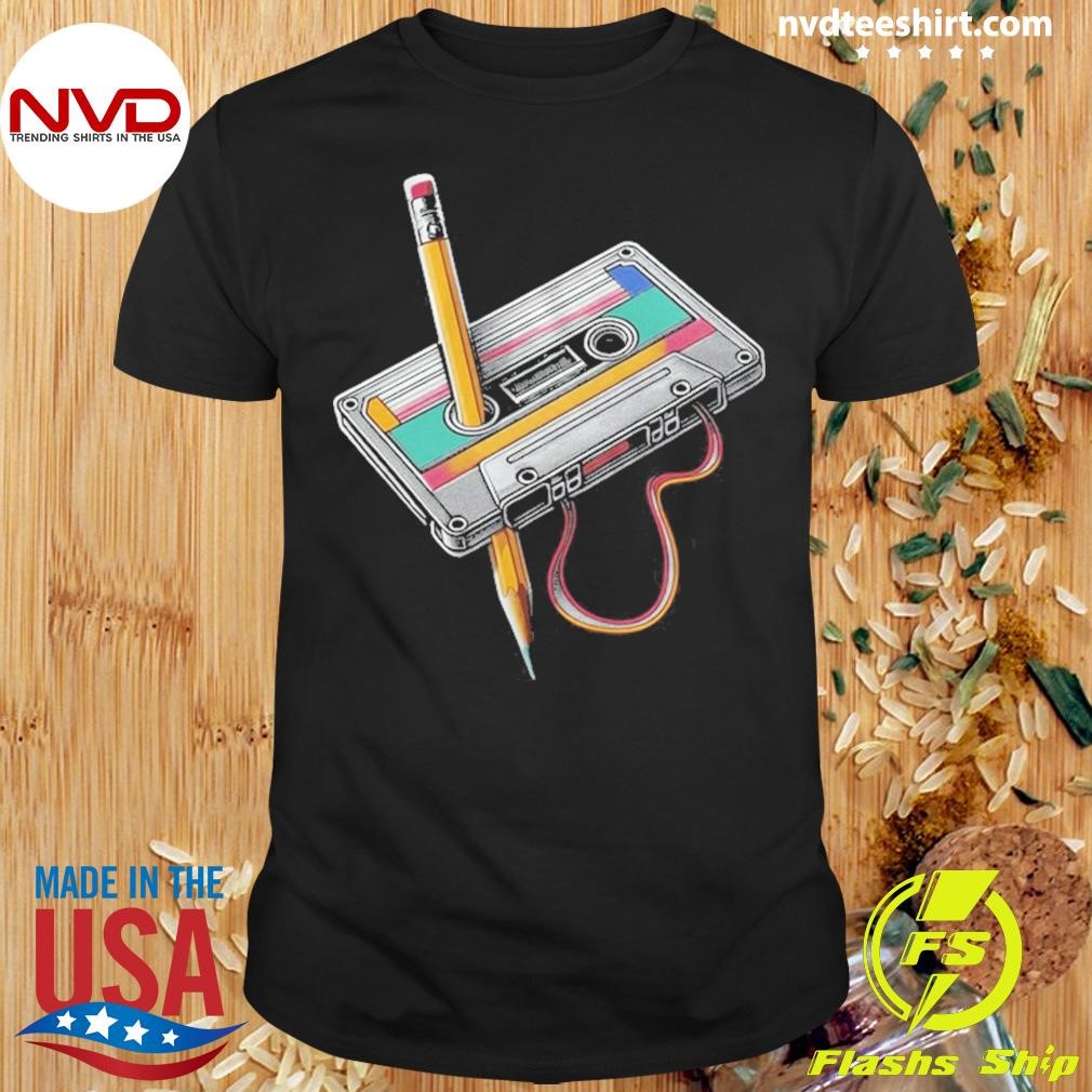 Cassette Tape Rewind Shirt