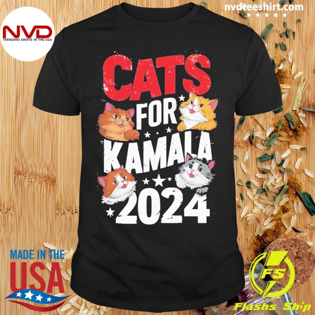 Cats For Kamala 2024 Shirt