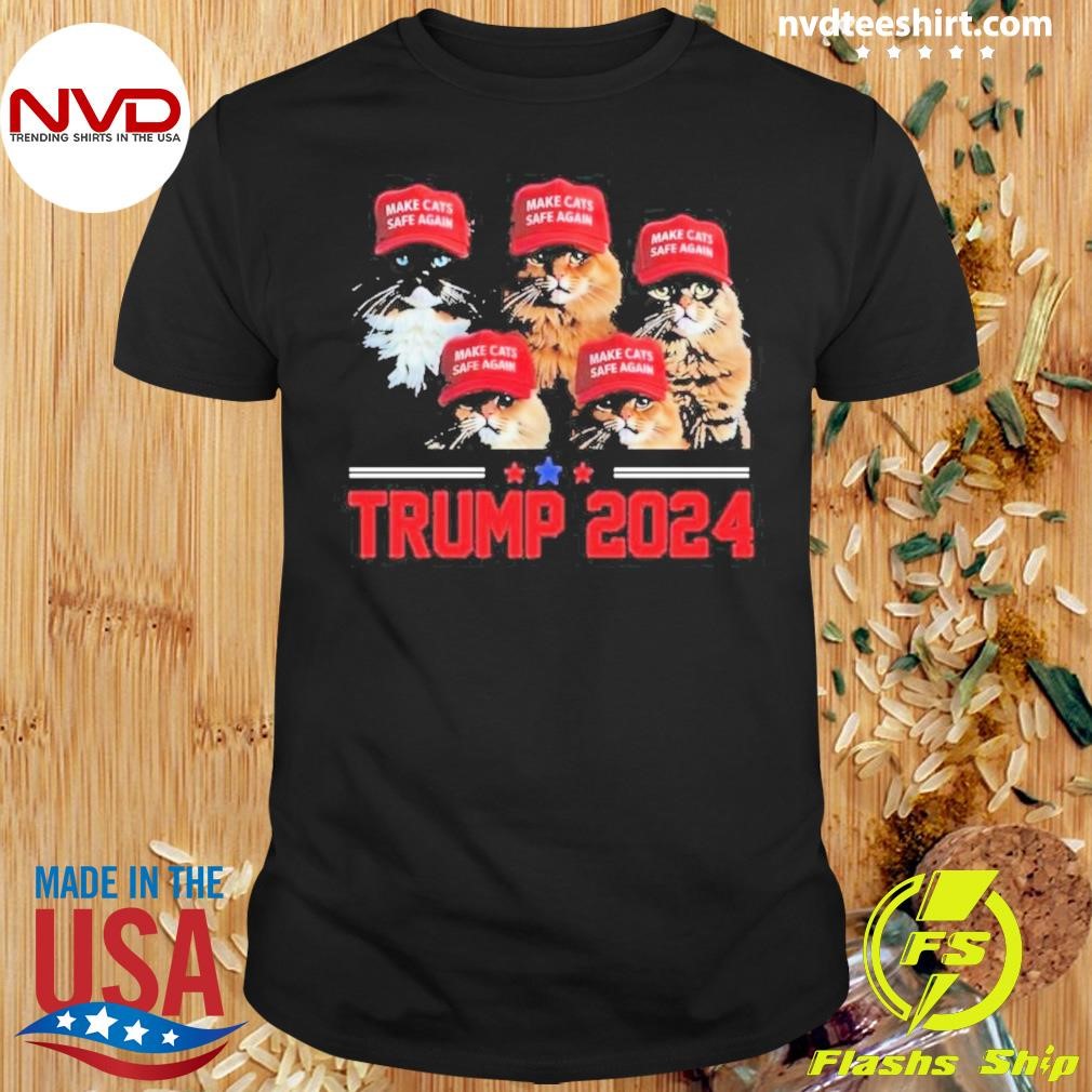 Cats United For Trump 2024 Shirt