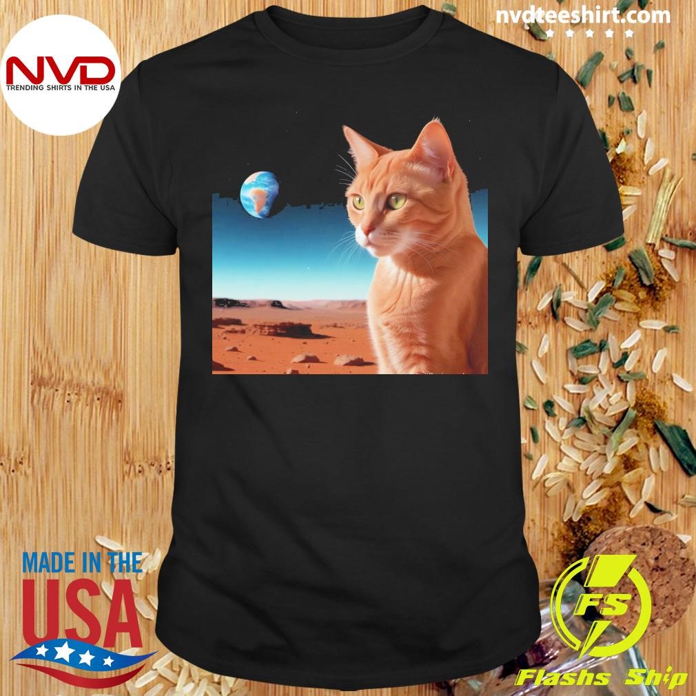 Cat's View of Earth from Mars Shirt