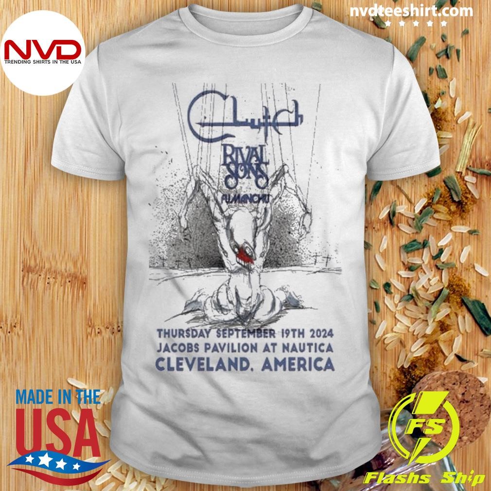 Clutch September 19 2024 Jacobs Pavilion Cleveland OH Poster 2024 Shirt