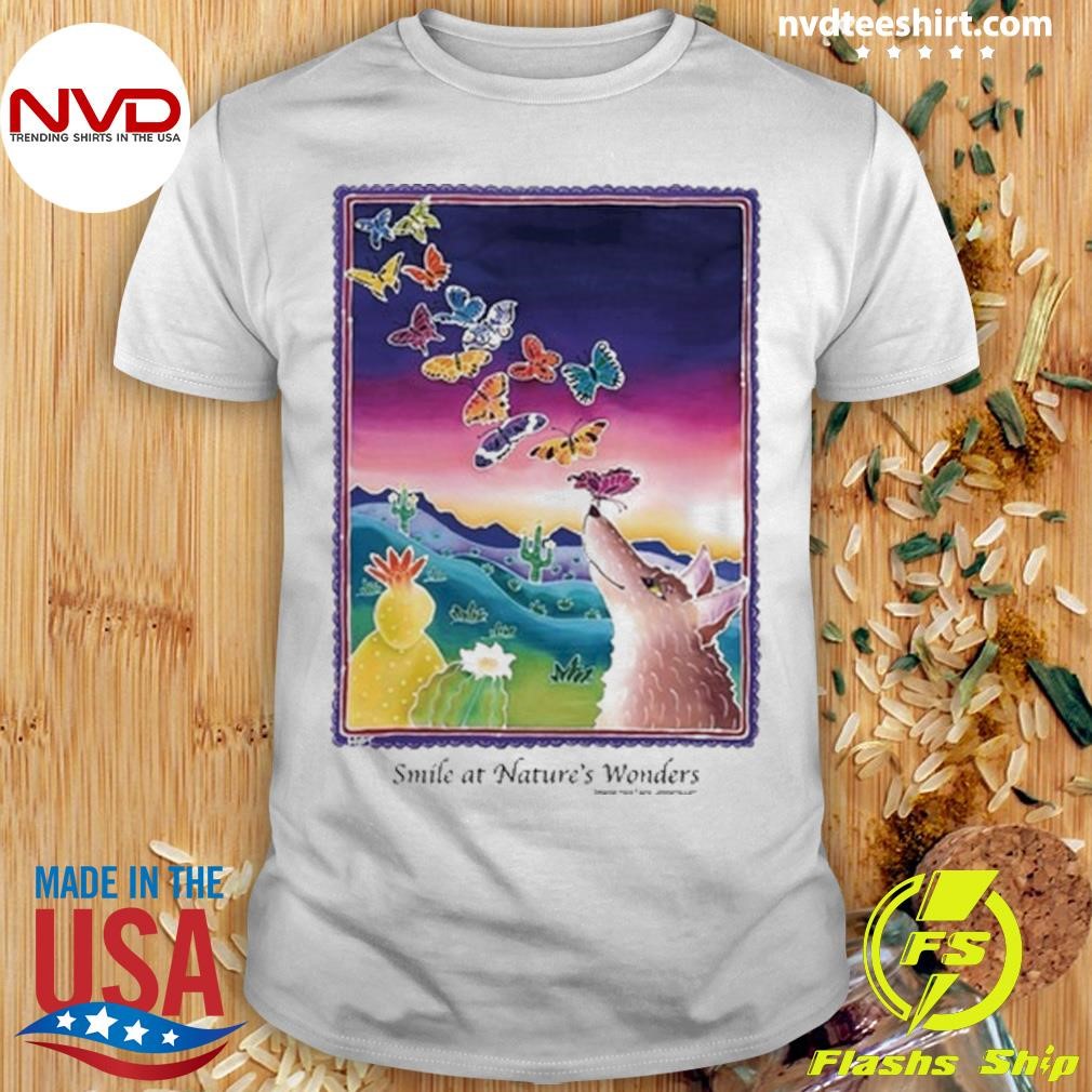 Coyote Smiles At Nature's Wonders Shirt