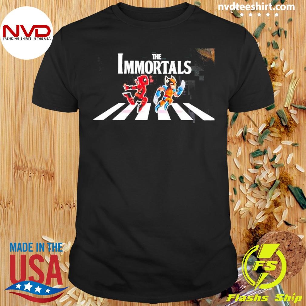 Deadpool And Wolverine The Immortals Abbey Road Shirt